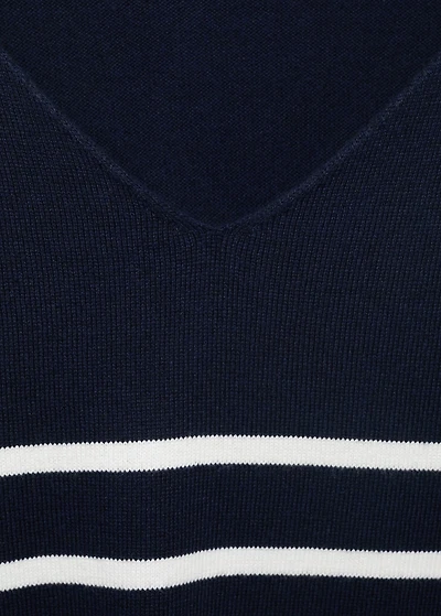Knit striped sweater