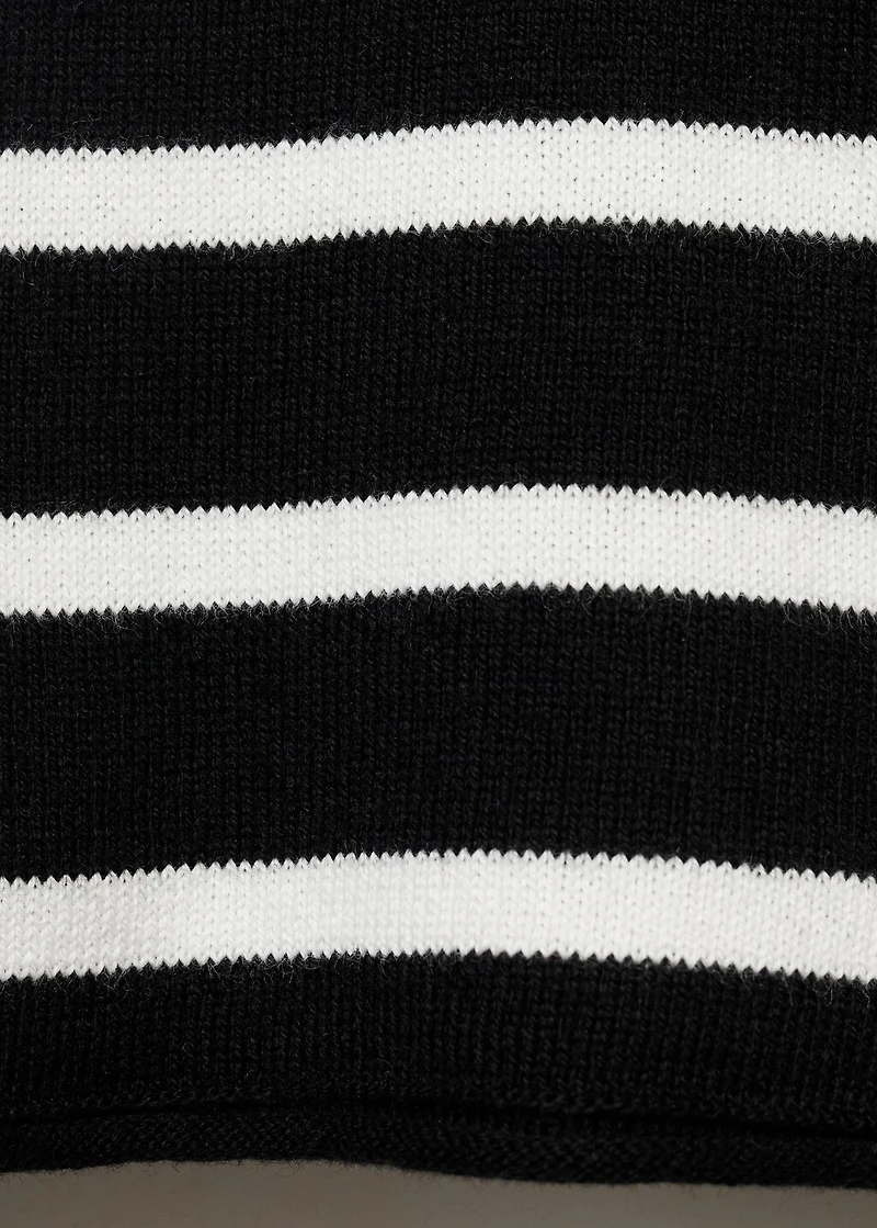 Knit striped sweater