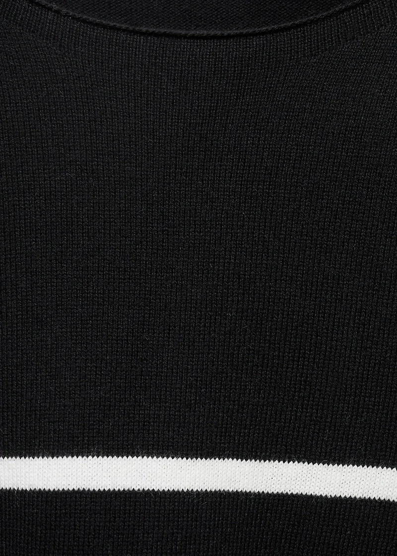 Knit striped sweater