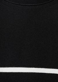 Knit striped sweater