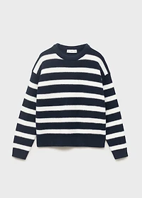 Knit striped sweater