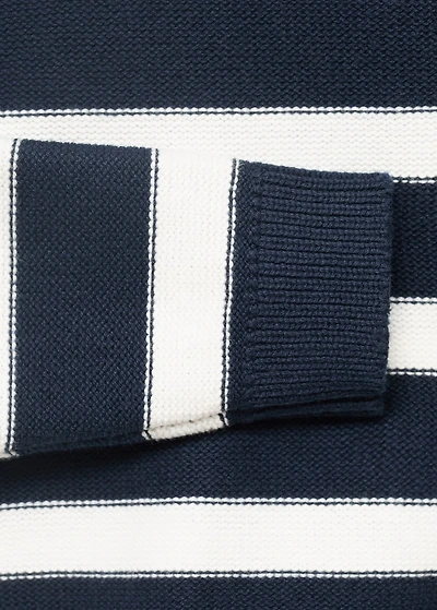 Knit striped sweater