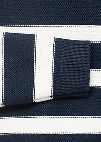 Knit striped sweater