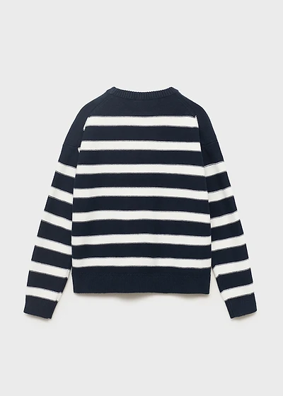 Knit striped sweater