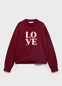 Love message sweatshirt