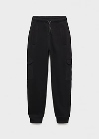 Cargo joggers with drawstring