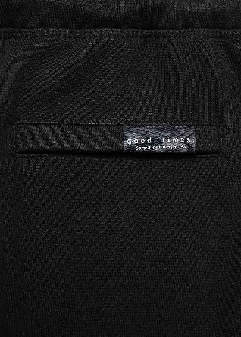 Cargo joggers with drawstring