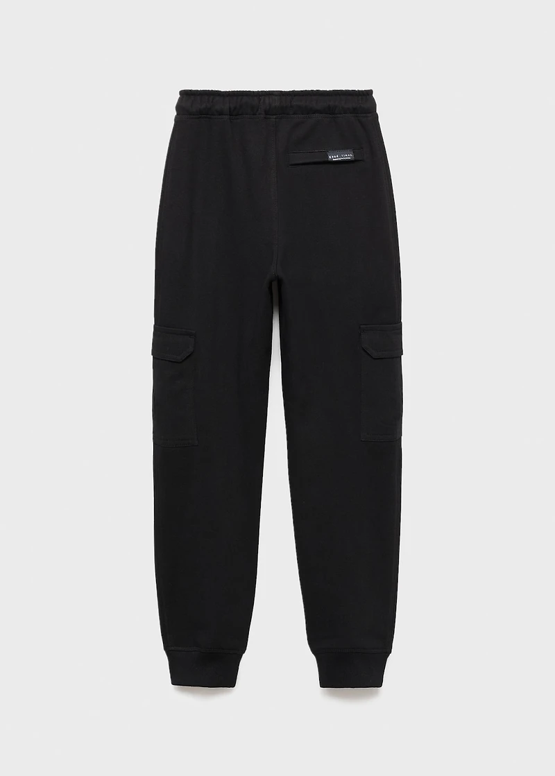 Cargo joggers with drawstring