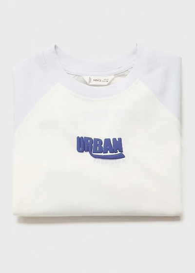 Combined printed T-shirt