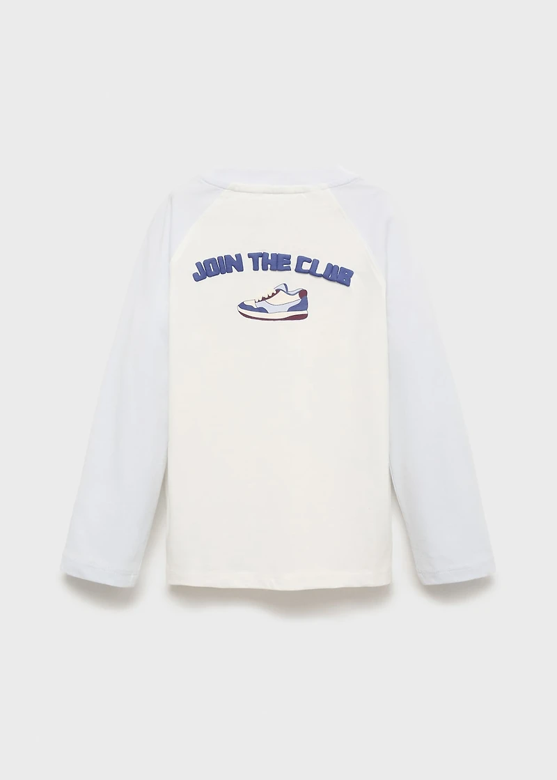 Combined printed T-shirt