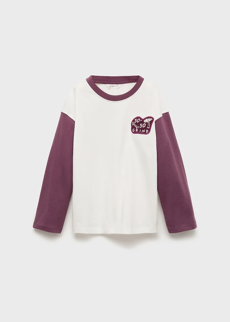 Embroidered logo T-shirt