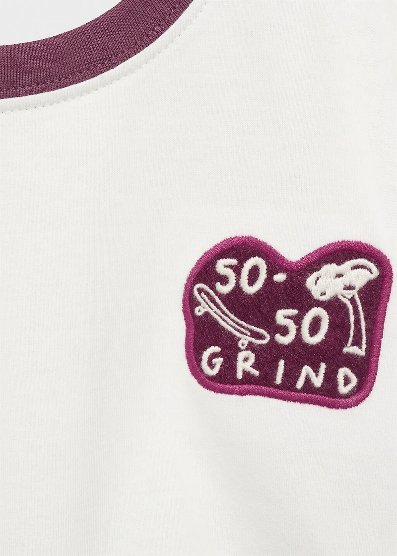 Embroidered logo T-shirt