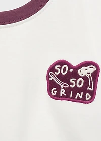 Embroidered logo T-shirt