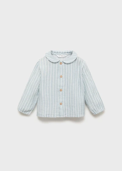 Stripe-print shirt