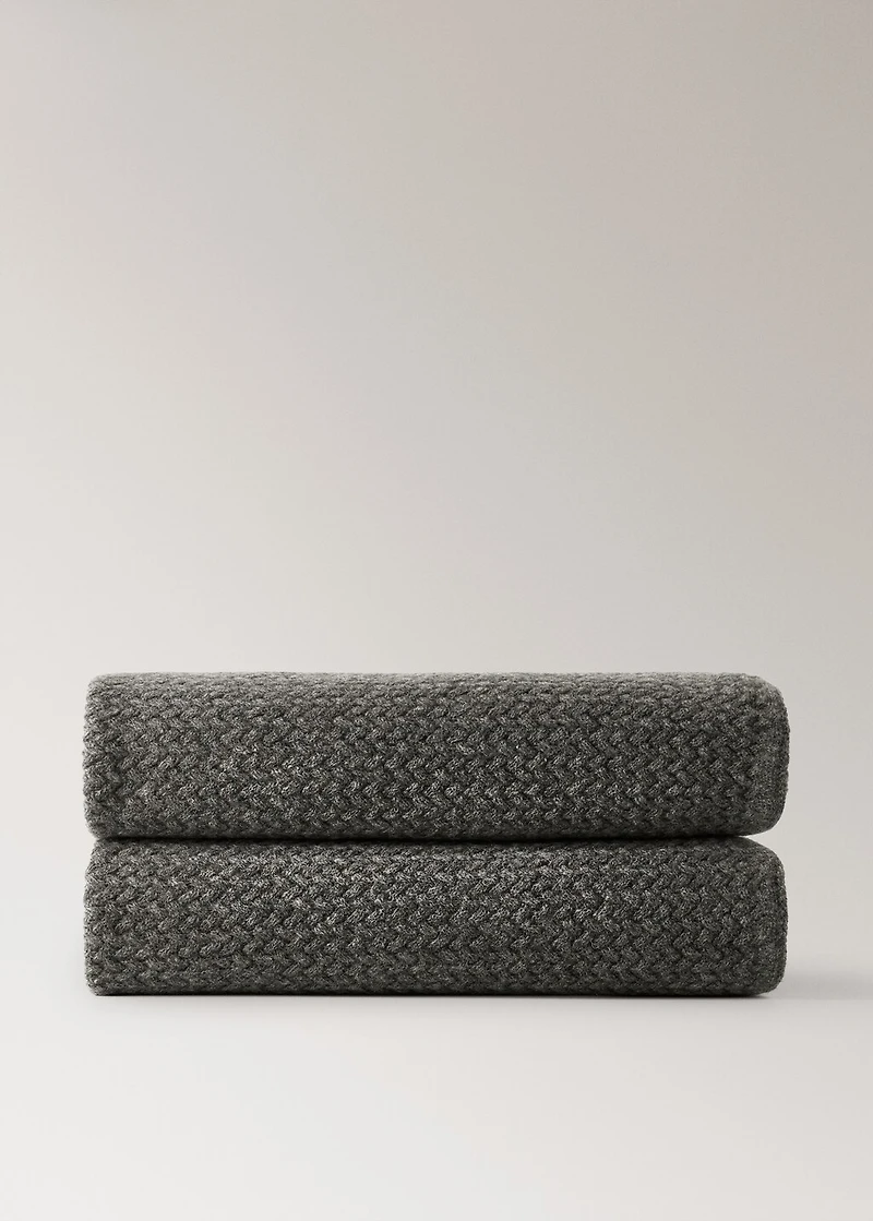 Children's cashmere wool knitted blanket