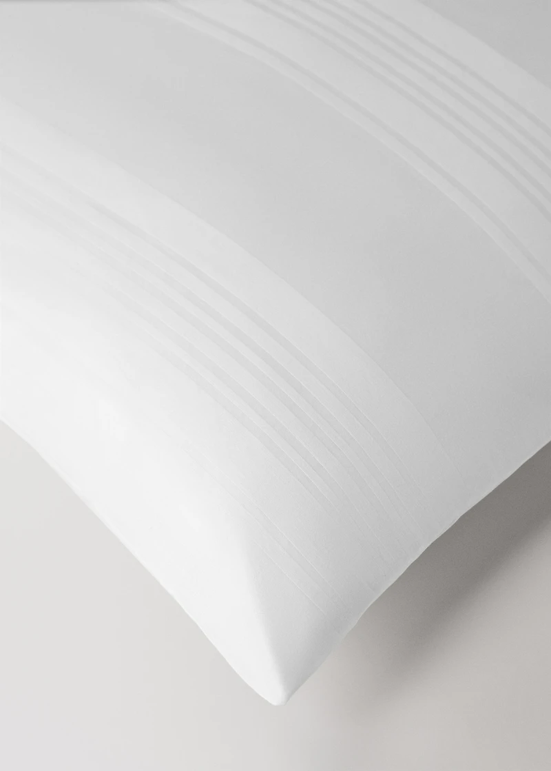 300-thread count cotton satin striped duvet cover for cm bed