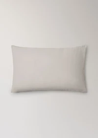 Two cotton gauze pillowcases 50x75cm