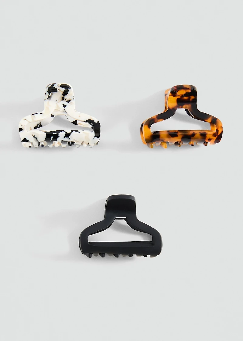3-pack of hair clips