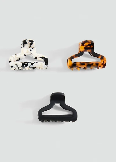 3-pack of hair clips