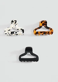 3-pack of hair clips