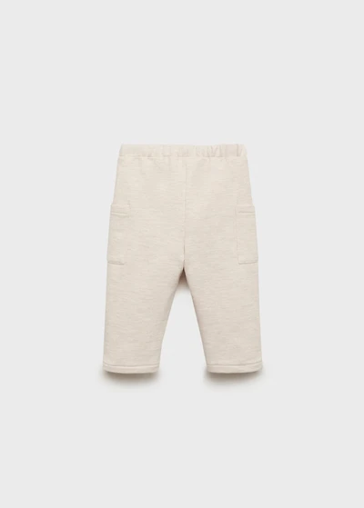 Cargo joggers with button detail