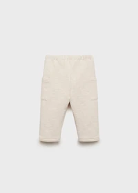 Cargo joggers with button detail