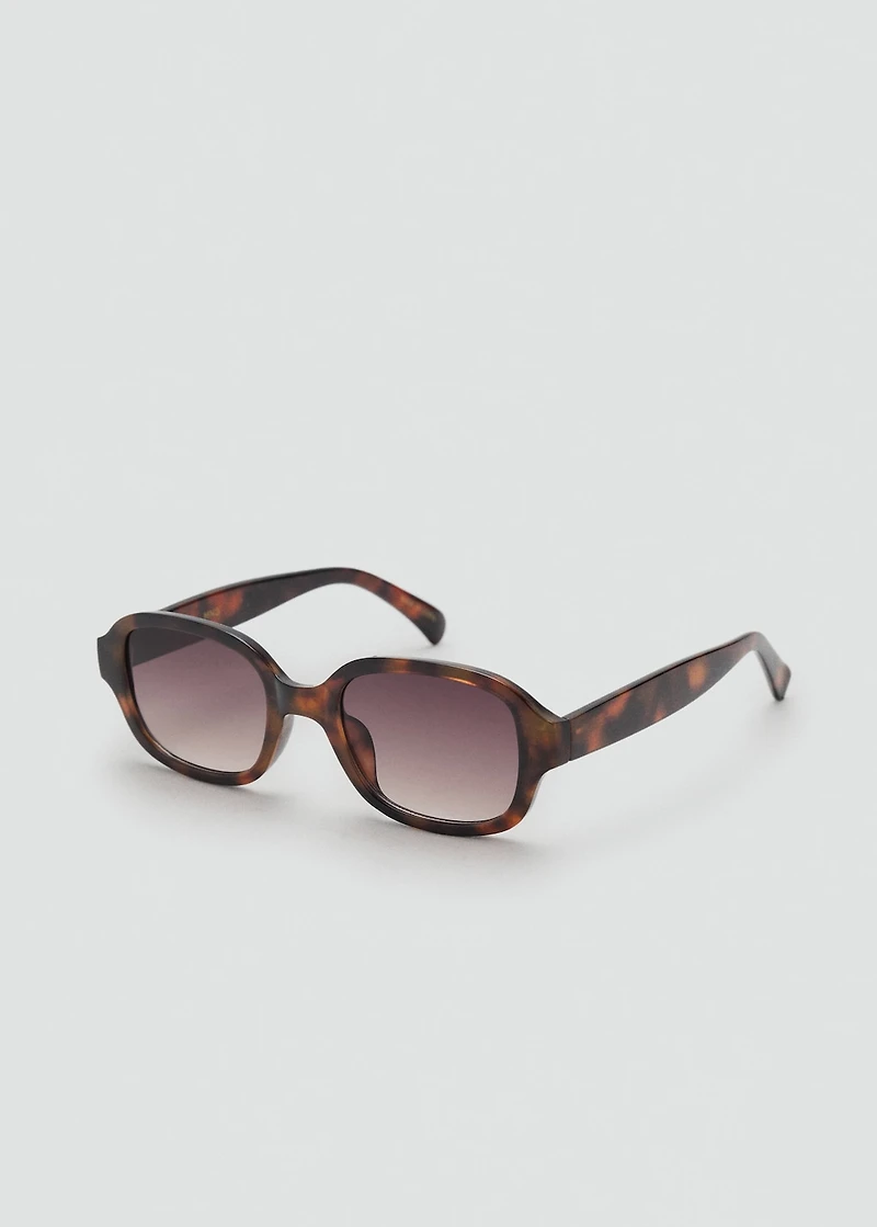 Semi-transparent frame sunglasses