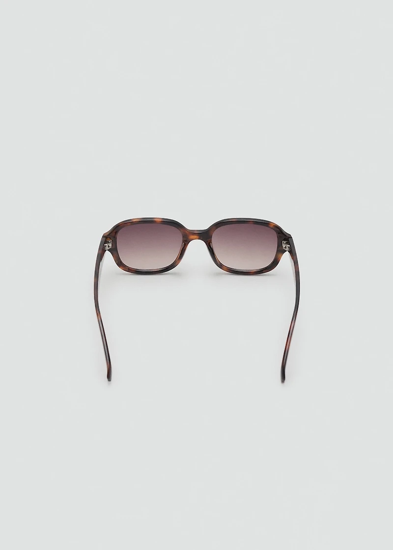 Semi-transparent frame sunglasses