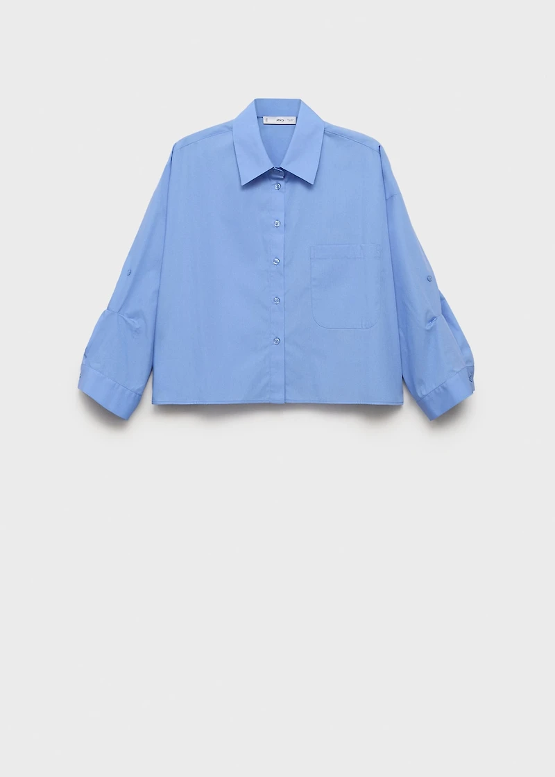 Pocket oversize shirt