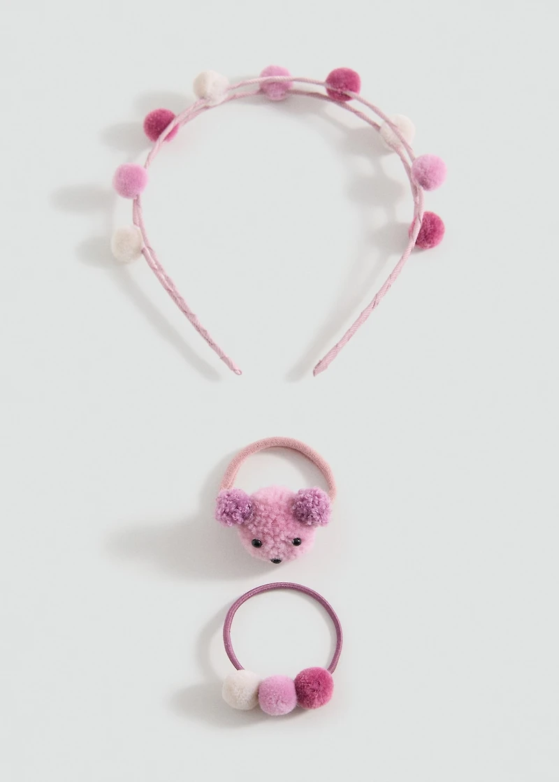 Headband and scrunchie set