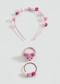 Headband and scrunchie set