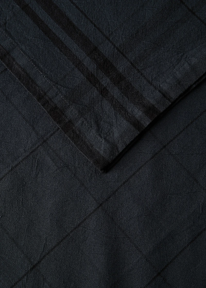 100% cotton overdyed check tablecloth for 2 to 4 diners