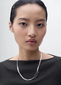 Long-sleeved boat-neck t-shirt