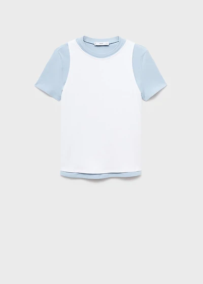 Double cotton t-shirt