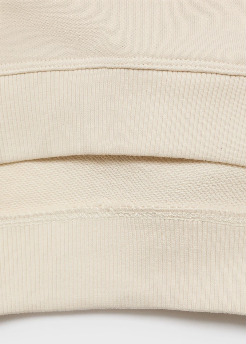 Sweatshirt with embroidered animals