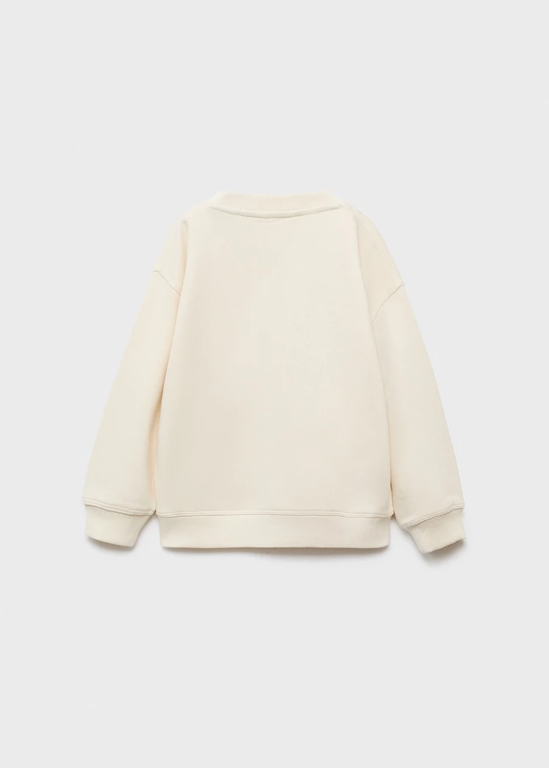 Sweatshirt with embroidered animals