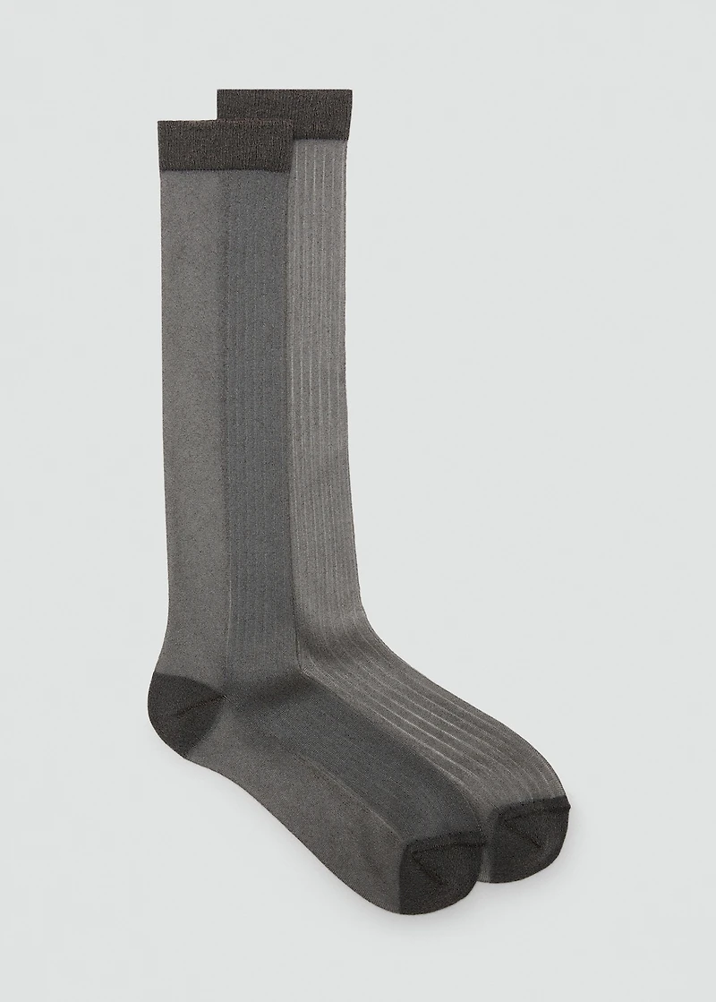 Lurex long socks