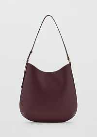 Large oval shoulder bag