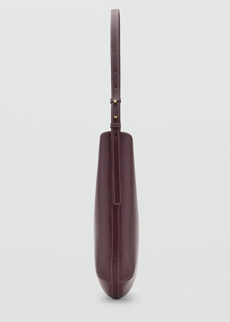 Large oval shoulder bag