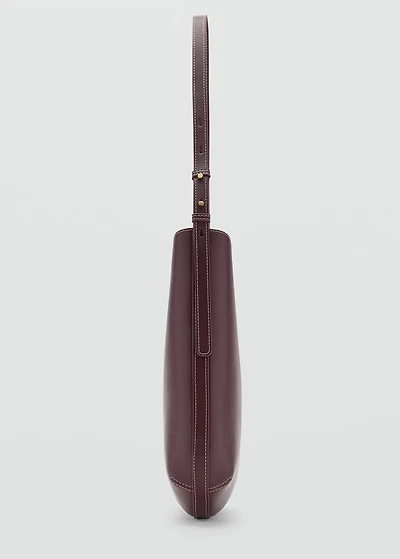 Large oval shoulder bag