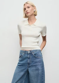 Mid-rise balloon jeans