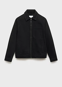 Denim jacket with pockets