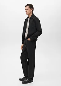 Denim jacket with pockets