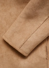 Reversible double-faced teddy coat