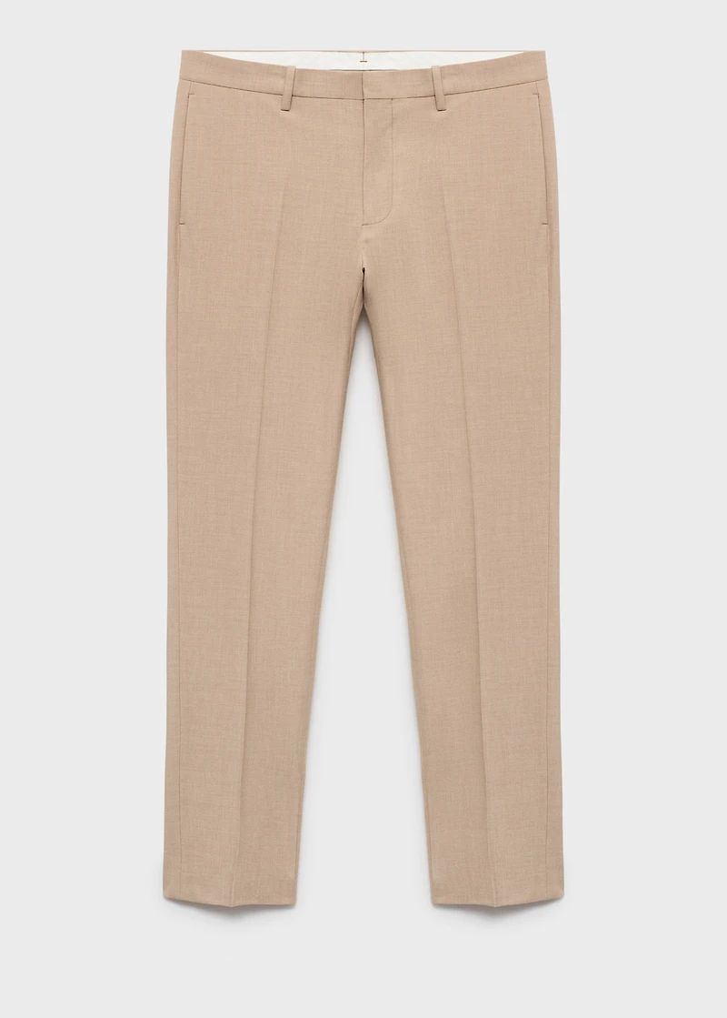 Paris slim-fit suit pants