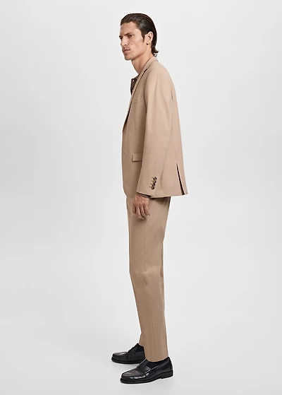Paris slim-fit suit pants