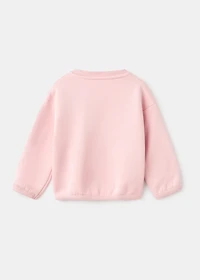 Embroidered cotton sweatshirt