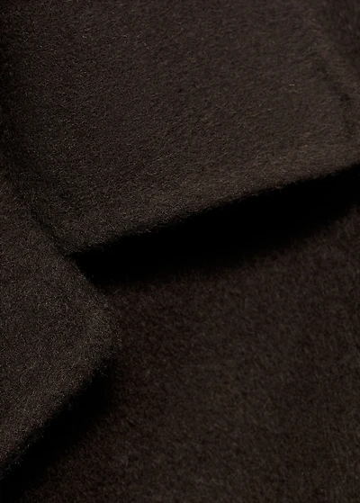 Wool jacket with buttons