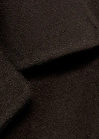 Wool jacket with buttons