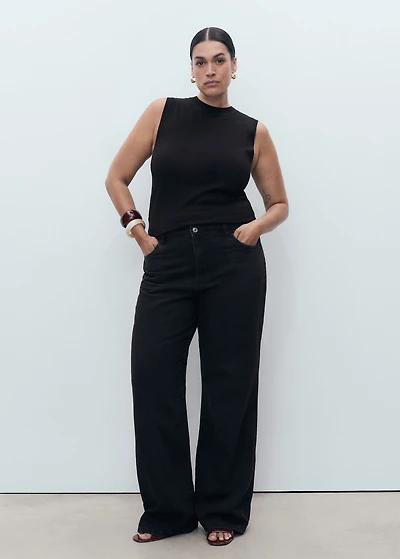 Danila high-waisted wide-leg jeans